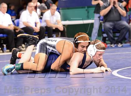 Thumbnail 2 in NCHSAA Individual Wrestling 1A Quarterfinals photogallery.