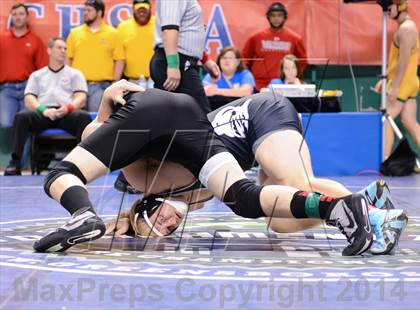 Thumbnail 1 in NCHSAA Individual Wrestling 1A Quarterfinals photogallery.