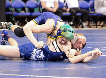 Thumbnail 1 in NCHSAA Individual Wrestling 1A Quarterfinals photogallery.