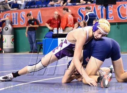 Thumbnail 1 in NCHSAA Individual Wrestling 1A Quarterfinals photogallery.