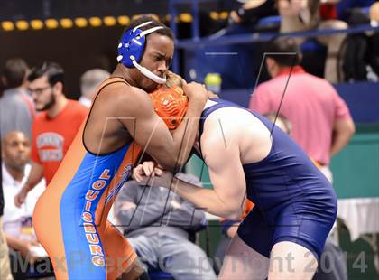 Thumbnail 2 in NCHSAA Individual Wrestling 1A Quarterfinals photogallery.