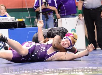 Thumbnail 2 in NCHSAA Individual Wrestling 1A Quarterfinals photogallery.