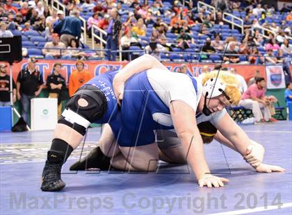 Thumbnail 1 in NCHSAA Individual Wrestling 1A Quarterfinals photogallery.