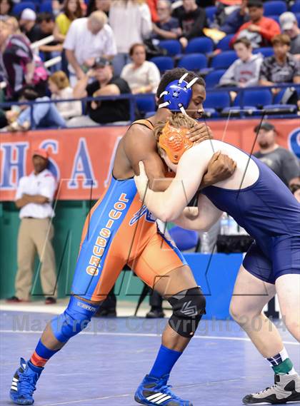 Thumbnail 1 in NCHSAA Individual Wrestling 1A Quarterfinals photogallery.