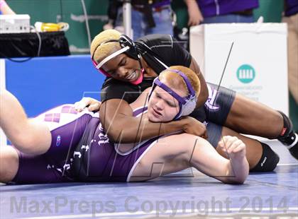 Thumbnail 3 in NCHSAA Individual Wrestling 1A Quarterfinals photogallery.