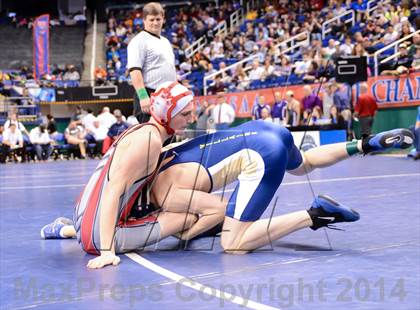 Thumbnail 2 in NCHSAA Individual Wrestling 1A Quarterfinals photogallery.