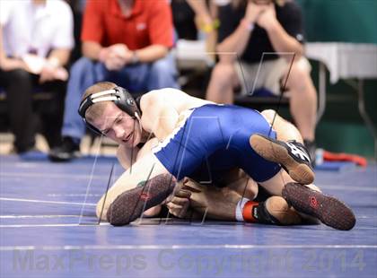 Thumbnail 1 in NCHSAA Individual Wrestling 1A Quarterfinals photogallery.