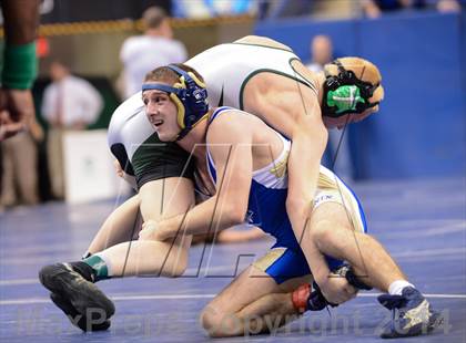 Thumbnail 2 in NCHSAA Individual Wrestling 1A Quarterfinals photogallery.