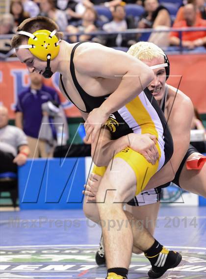 Thumbnail 2 in NCHSAA Individual Wrestling 1A Quarterfinals photogallery.
