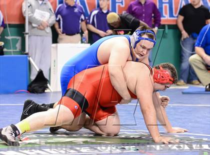 Thumbnail 2 in NCHSAA Individual Wrestling 1A Quarterfinals photogallery.
