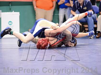 Thumbnail 1 in NCHSAA Individual Wrestling 1A Quarterfinals photogallery.