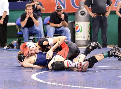 Thumbnail 1 in NCHSAA Individual Wrestling 1A Quarterfinals photogallery.