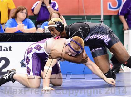 Thumbnail 2 in NCHSAA Individual Wrestling 1A Quarterfinals photogallery.