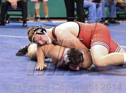 Thumbnail 1 in NCHSAA Individual Wrestling 1A Quarterfinals photogallery.