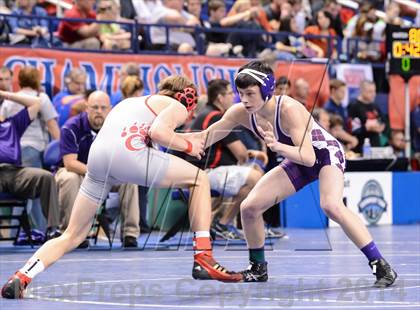 Thumbnail 2 in NCHSAA Individual Wrestling 1A Quarterfinals photogallery.