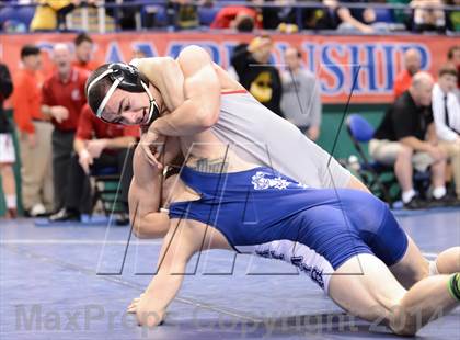 Thumbnail 1 in NCHSAA Individual Wrestling 1A Quarterfinals photogallery.