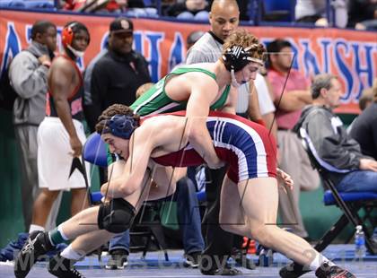 Thumbnail 2 in NCHSAA Individual Wrestling 1A Quarterfinals photogallery.