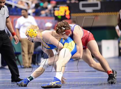 Thumbnail 1 in NCHSAA Individual Wrestling 1A Quarterfinals photogallery.
