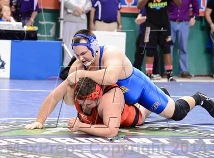 Thumbnail 1 in NCHSAA Individual Wrestling 1A Quarterfinals photogallery.