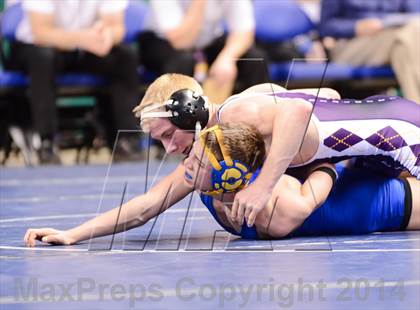Thumbnail 1 in NCHSAA Individual Wrestling 1A Quarterfinals photogallery.