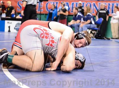 Thumbnail 2 in NCHSAA Individual Wrestling 1A Quarterfinals photogallery.