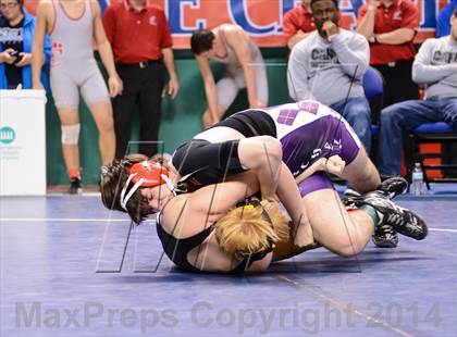 Thumbnail 2 in NCHSAA Individual Wrestling 1A Quarterfinals photogallery.