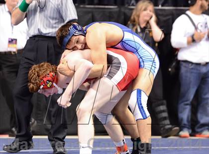 Thumbnail 2 in NCHSAA Individual Wrestling 1A Quarterfinals photogallery.