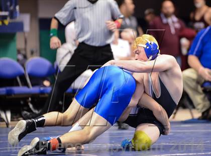 Thumbnail 2 in NCHSAA Individual Wrestling 1A Quarterfinals photogallery.