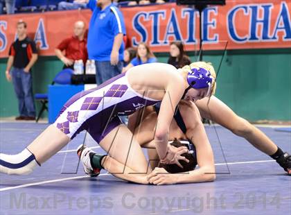 Thumbnail 2 in NCHSAA Individual Wrestling 1A Quarterfinals photogallery.