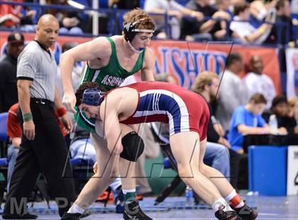 Thumbnail 1 in NCHSAA Individual Wrestling 1A Quarterfinals photogallery.
