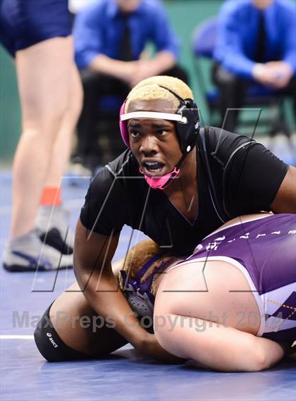 Thumbnail 3 in NCHSAA Individual Wrestling 1A Quarterfinals photogallery.