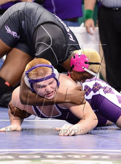 Thumbnail 1 in NCHSAA Individual Wrestling 1A Quarterfinals photogallery.
