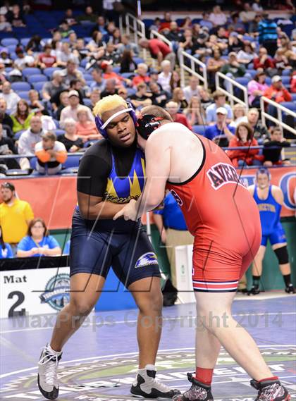 Thumbnail 3 in NCHSAA Individual Wrestling 1A Quarterfinals photogallery.