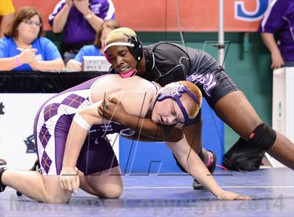 Thumbnail 1 in NCHSAA Individual Wrestling 1A Quarterfinals photogallery.