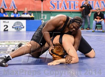 Thumbnail 2 in NCHSAA Individual Wrestling 1A Quarterfinals photogallery.