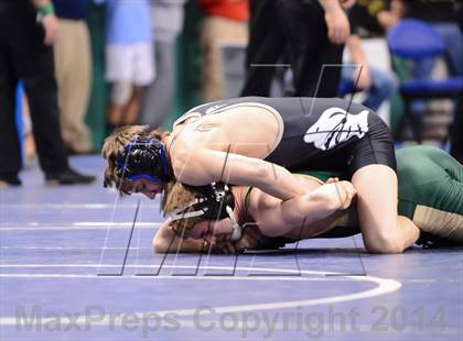 Thumbnail 2 in NCHSAA Individual Wrestling 1A Quarterfinals photogallery.