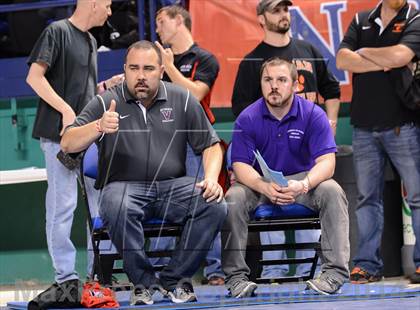 Thumbnail 1 in NCHSAA Individual Wrestling 1A Quarterfinals photogallery.