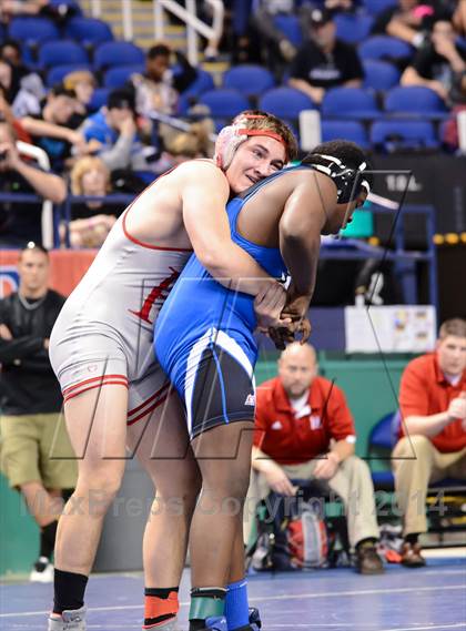 Thumbnail 1 in NCHSAA Individual Wrestling 1A Quarterfinals photogallery.