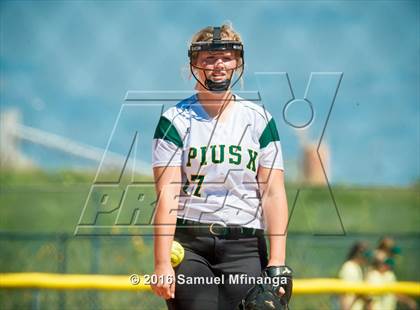 Thumbnail 3 in Waverly vs. Pius X (Lincoln Public Schools Softball Classic) photogallery.