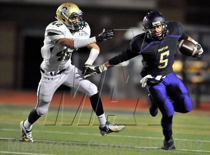 Thumbnail 3 in Ontario Christian @ Jurupa Hills (East Valley Semifinal) photogallery.