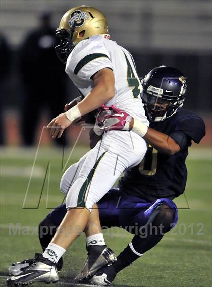 Thumbnail 2 in Ontario Christian @ Jurupa Hills (East Valley Semifinal) photogallery.
