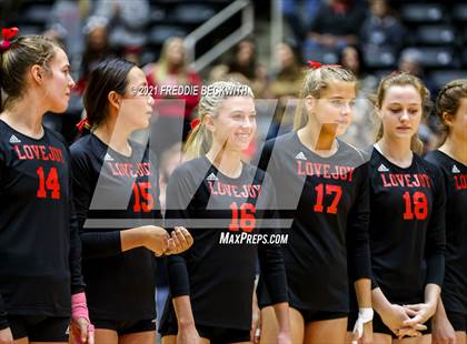 Thumbnail 2 in Lovejoy vs. Manvel (UIL Volleyball 5A Semi-Finals)  photogallery.