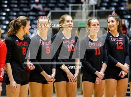 Thumbnail 3 in Lovejoy vs. Manvel (UIL Volleyball 5A Semi-Finals)  photogallery.
