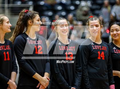 Thumbnail 3 in Lovejoy vs. Manvel (UIL Volleyball 5A Semi-Finals)  photogallery.