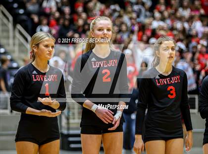 Thumbnail 3 in Lovejoy vs. Manvel (UIL Volleyball 5A Semi-Finals)  photogallery.