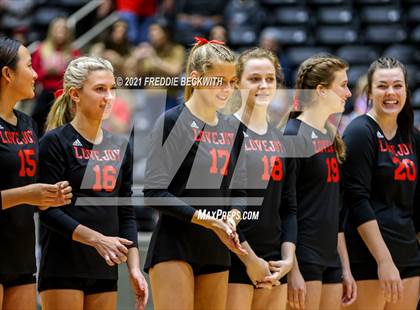Thumbnail 3 in Lovejoy vs. Manvel (UIL Volleyball 5A Semi-Finals)  photogallery.
