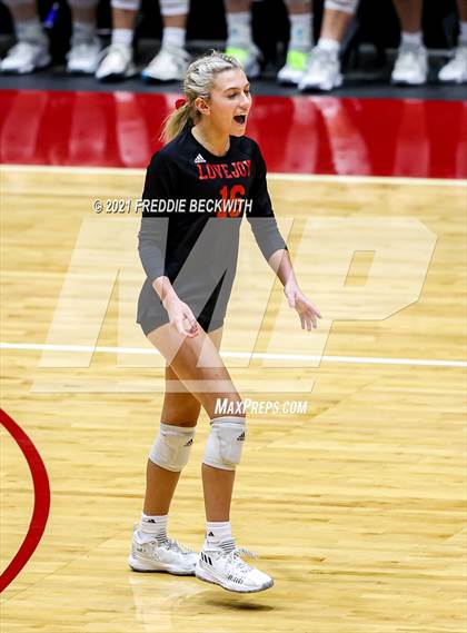 Thumbnail 1 in Lovejoy vs. Manvel (UIL Volleyball 5A Semi-Finals)  photogallery.