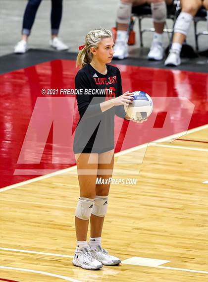 Thumbnail 1 in Lovejoy vs. Manvel (UIL Volleyball 5A Semi-Finals)  photogallery.