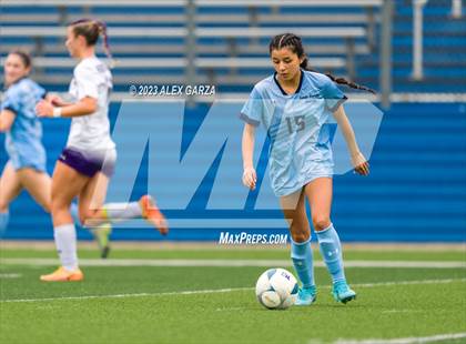Thumbnail 2 in Wylie East vs Ridge Point (UIL 6A Soccer Semifinal) photogallery.
