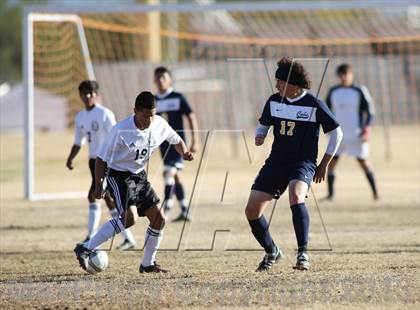 Thumbnail 1 in Flowing Wells vs. Douglas (Chris Maier Soccer Tournament) photogallery.